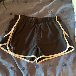 UA lined running shorts